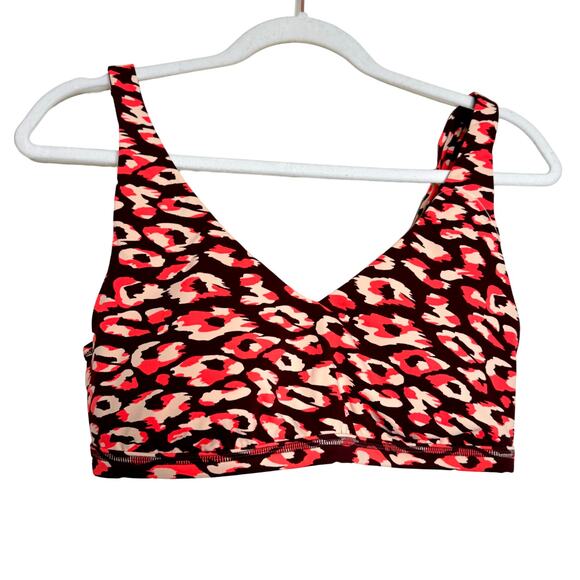OFFLINE by Aerie Goals Plunge Sports Bra - Maplewood NWT Size Large - Picture 4 of 9